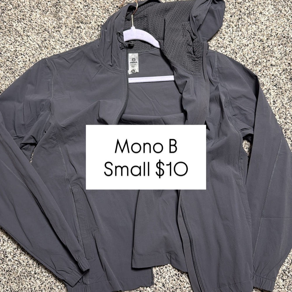 Mono B Charcoal Windbreaker